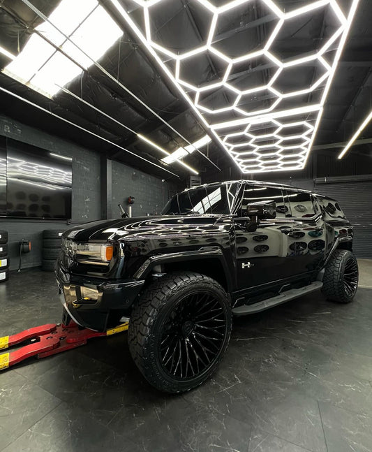 Transforming the All-New Hummer Electric Truck with 22x12 TIS 566 Wheels and 35x12.50R24 Nitto Recon Grappler Tires