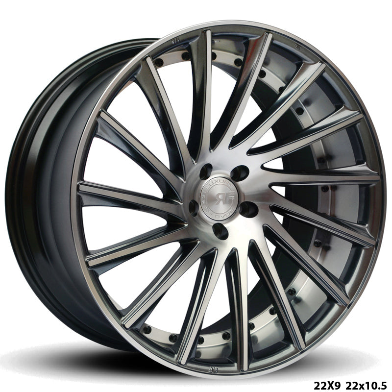 ROAD FORCE WHEELS RF 16 - Gloss Graphite Machine Face