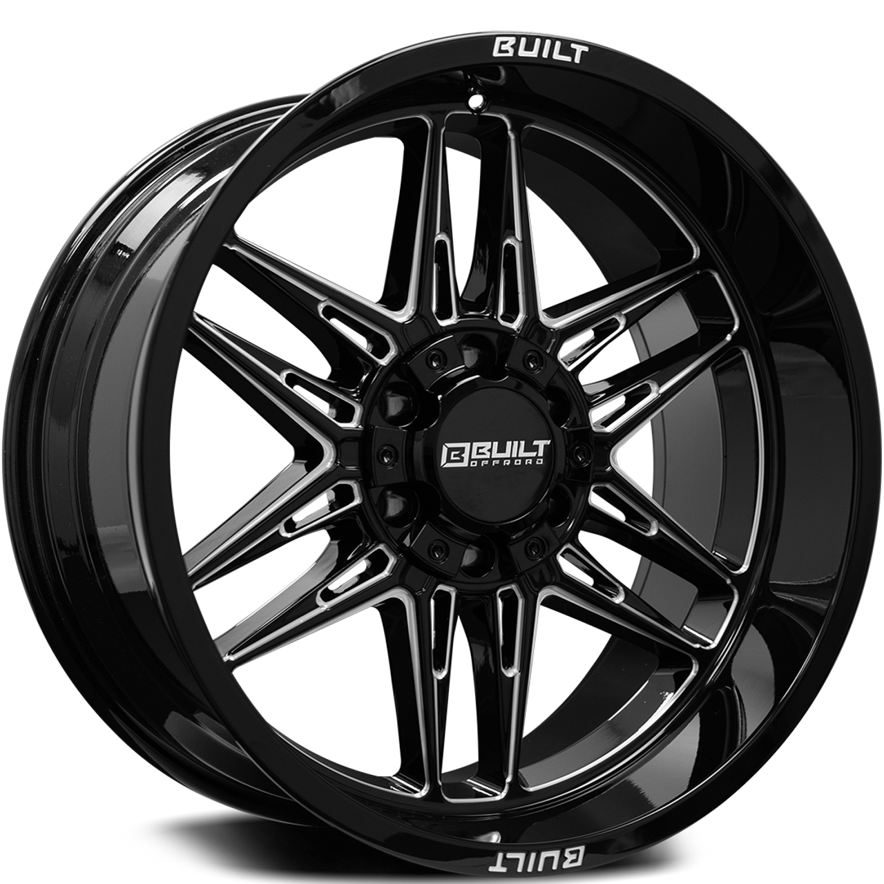 AXE Offroad BTO-5 Gloss Black Milled Wheels | Rugged & Stylish Rims for Trucks & SUVs – Durable, High-Performance Off-Road Design