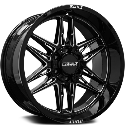 AXE Offroad BTO-5 Gloss Black Milled Wheels | Rugged & Stylish Rims for Trucks & SUVs – Durable, High-Performance Off-Road Design