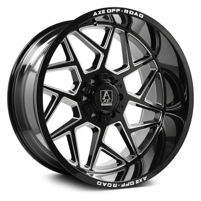 AXE WHEELS - AXE Offroad Nemesis Gloss Black Milled