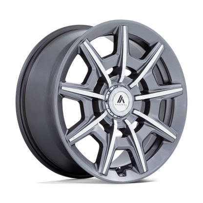 ASANTI WHEELS ESQUIRE - Gloss Anthracite Bright Machined | Stylish, High-Quality Wheels Crafted for a Modern Look and Exceptional Driving Performance
