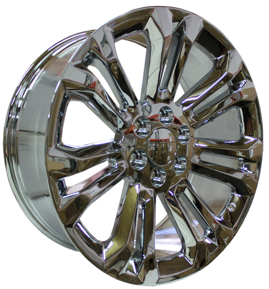 ELITE CUSTOM RIMS - GMC/CHEVY TAHOE SIERRA DENALI WHEELS SILVERADO SUBURBAN YUKON CHROME FINISH RIMS