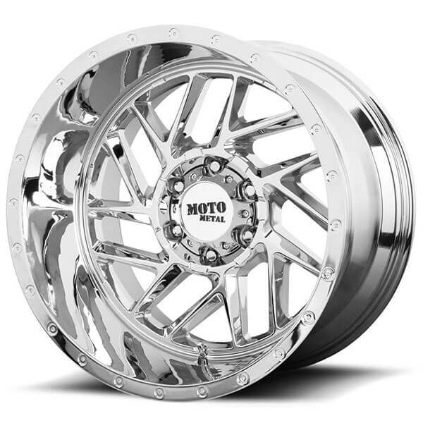 MOTO METAL WHEELS MO985 BREAKOUT CHROME OFF-ROAD RIMS