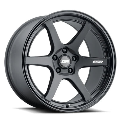 ESR WHEELS APEX SERIES AP6 -  MATTE BLACK GLOSS BLACK LIP