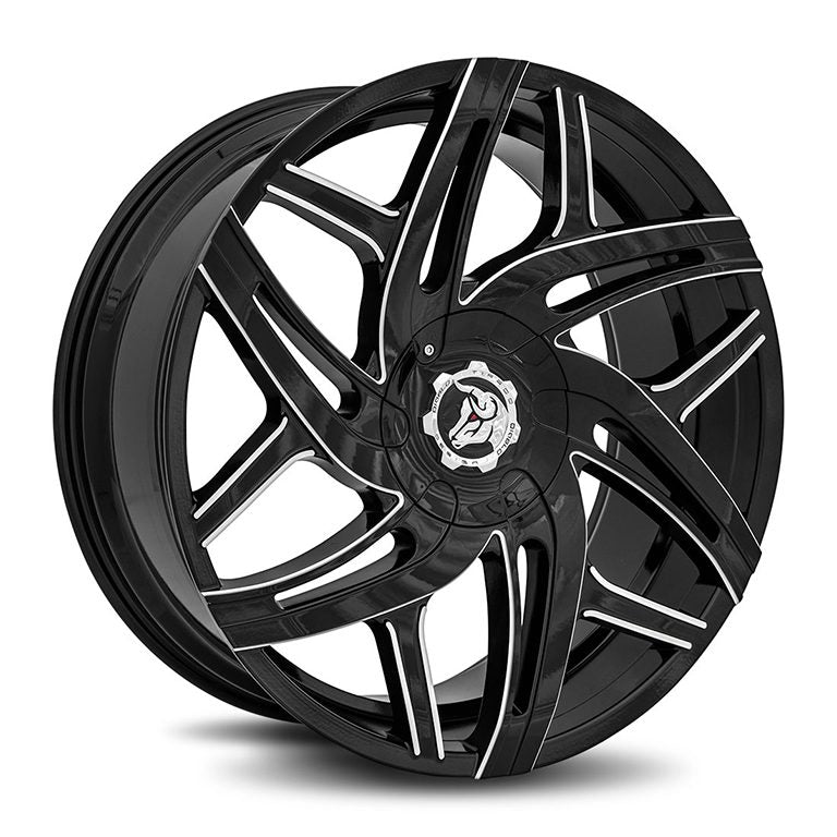 DIABLO WHEELS COLLECTION - Hurricane Black Milled