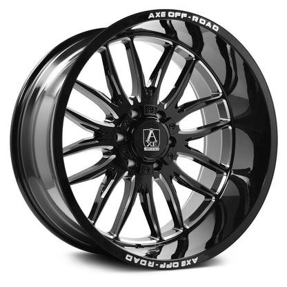 AXE WHEELS - AXE Offroad Hades Gloss Black Milled