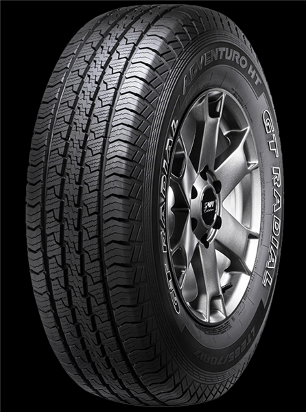 GT TIRE - ADVENTURO HT 10PLY 80psi OWL***50K***