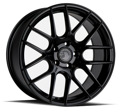 AODHAN WHEELS AH-X (SPX) - Matte Black | Sleek, Aggressive Wheels Crafted for a Stealthy Look and Superior Performance