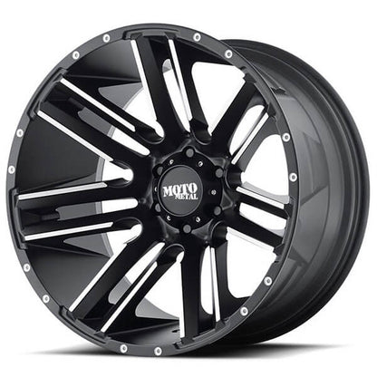 MOTO METAL WHEELS MO978 RAZOR SATIN BLACK MACHINED OFF-ROAD RIMS