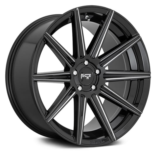 NICHE ROAD WHEELS - M243 Tifosi Gloss Black Milled