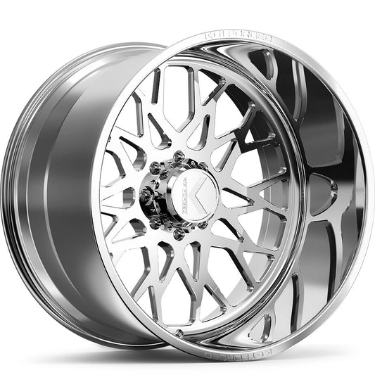 KG1 FORGED WHEELS Torture Polished Milled