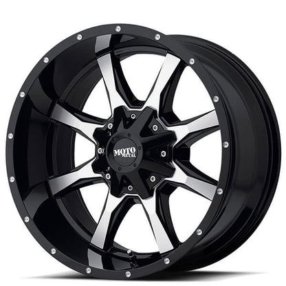 MOTO METAL WHEELS MO970 GLOSS BLACK MACHINED OFF-ROAD RIMS