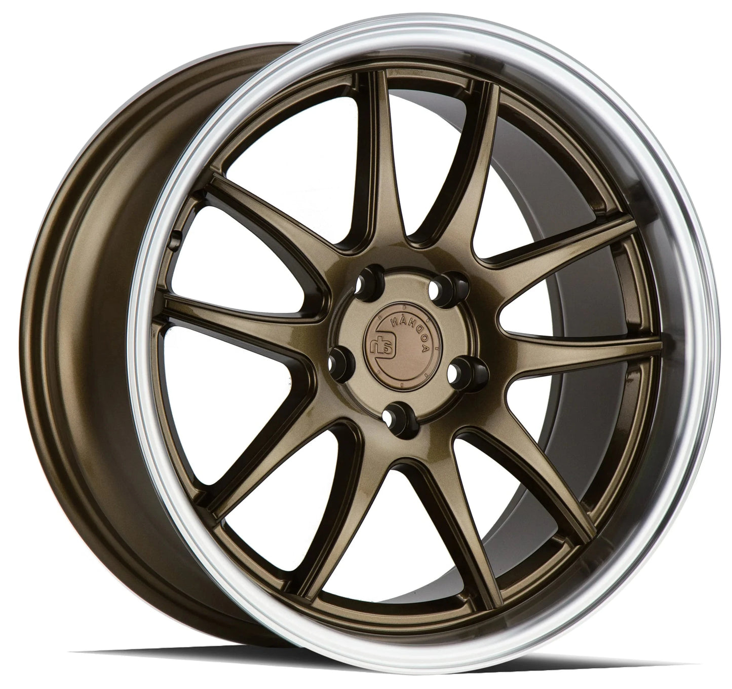 AODHAN WHEELS DS02 - Bronze w/Machined Lip