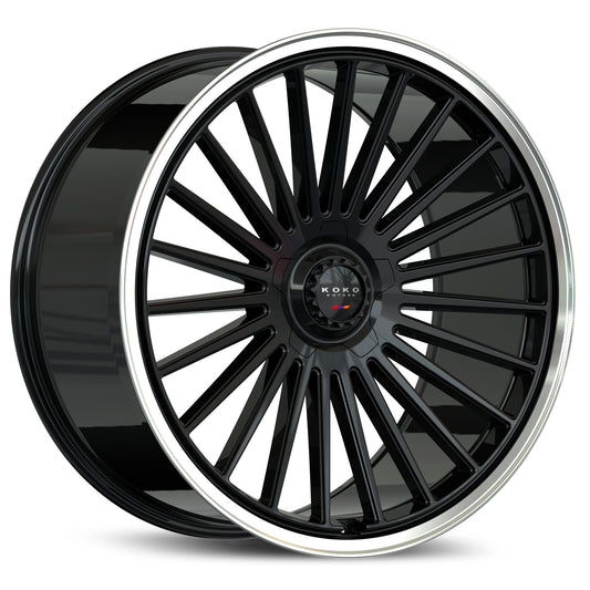 GIOVANNA WHEELS PARLATO - Gloss Black w/Polished Lip