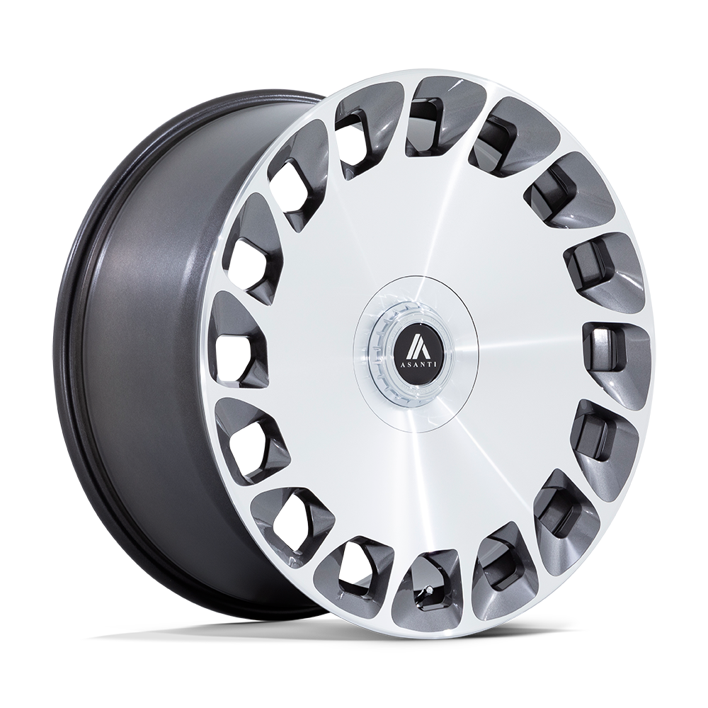 ASANTI WHEELS ARISTOCRAT - Gloss Platinum Bright Mach FC