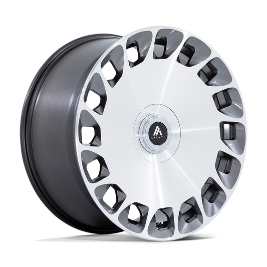 ASANTI WHEELS ARISTOCRAT - Gloss Platinum Bright Mach FC