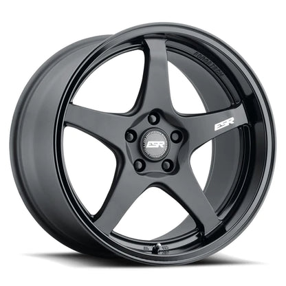 ESR WHEELS APEX SERIES AP5 - MATTE BLACK GLOSS BLACK LIP