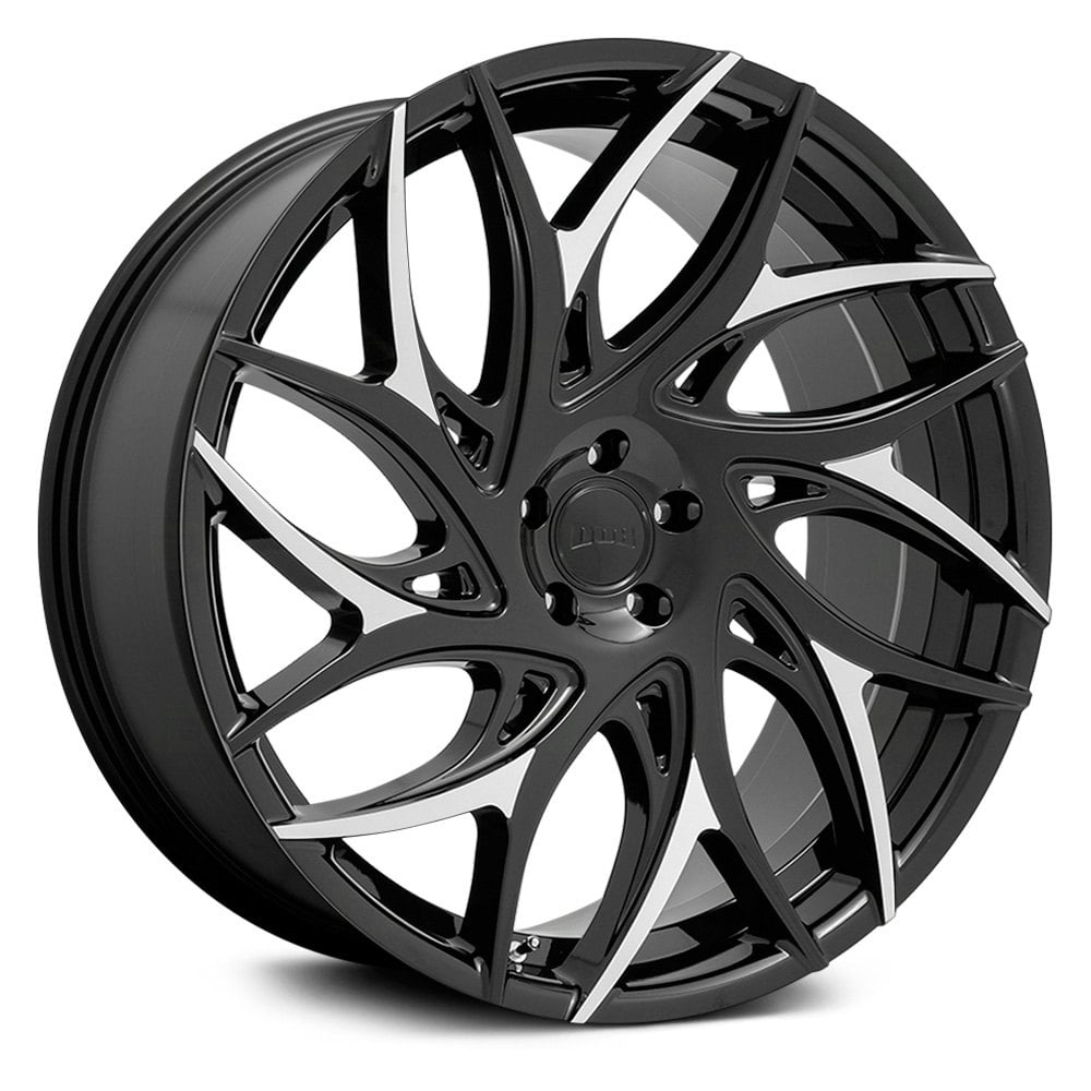 DUB WHEELS - S259 G.O.A.T Gloss Black W/ Machined Spokes