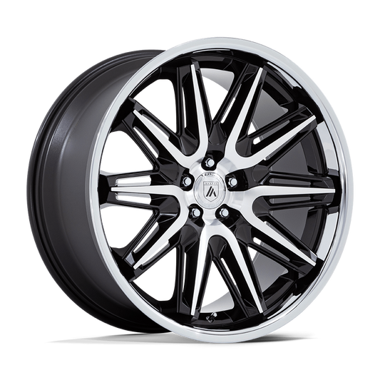 ASANTI WHEELS IMPERATOR - Gloss Black Machined W/ SS LIP