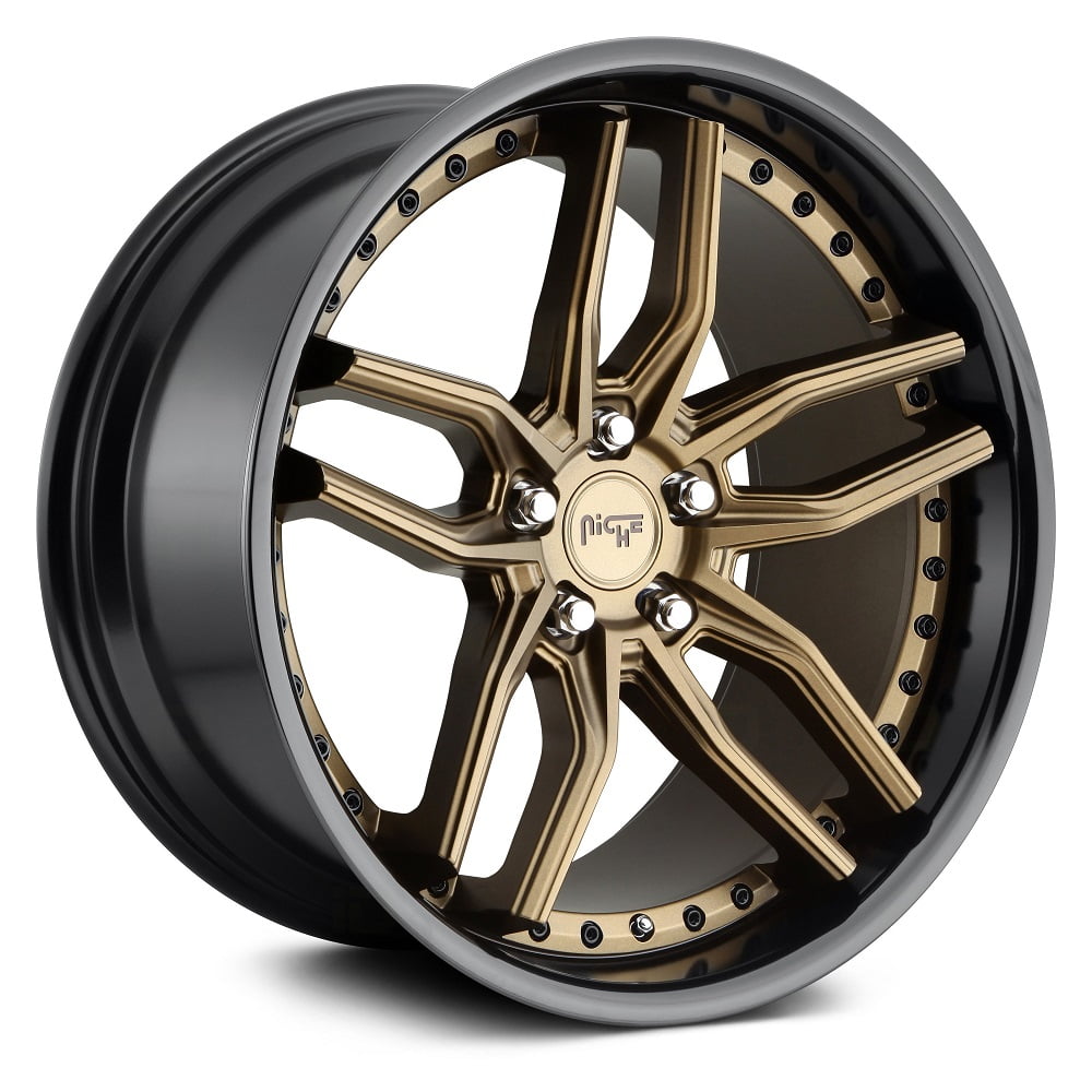 NICHE ROAD WHEELS - M195 Methos Matte Bronze / Gloss Black Lip