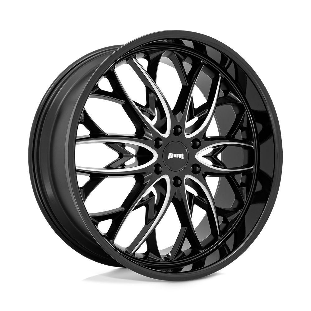 DUB WHEELS S263 OG - GLOSS BLACK MILLED