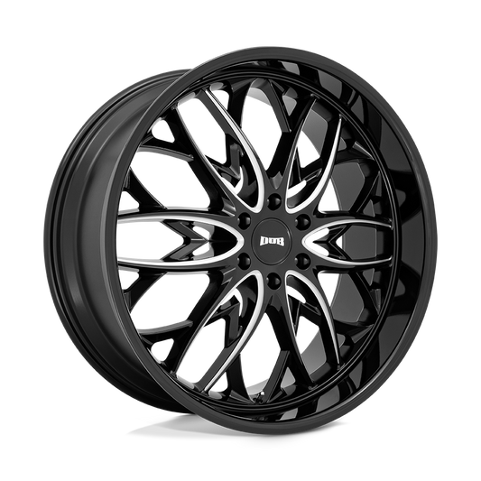 DUB WHEELS S263 OG - GLOSS BLACK MILLED