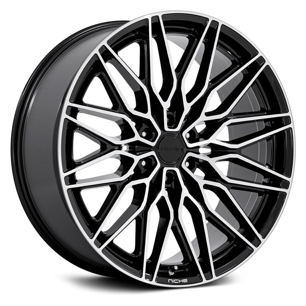 NICHE ROAD WHEELS - NC278 Calabria 6 Gloss Black / Machined