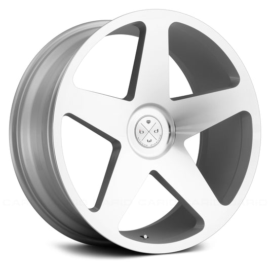 BLAQUE DIAMOND WHEELS - BD-15 Silver / Machine Face