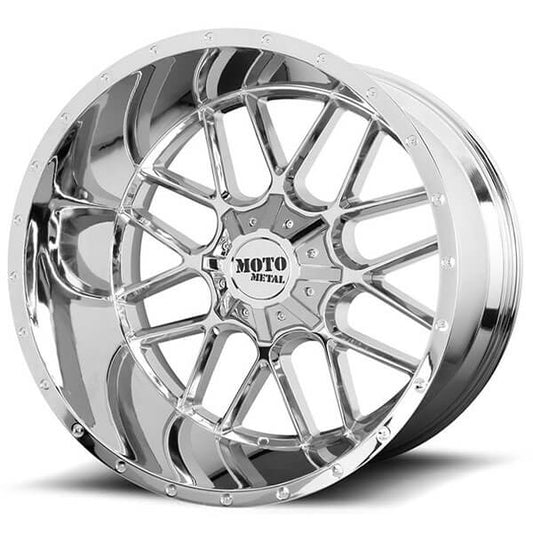 MOTO METAL WHEELS MO986 SIEGE CHROME OFF-ROAD RIMS