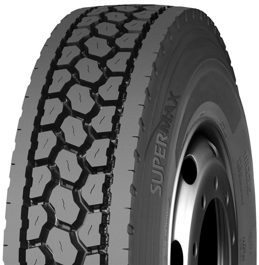 SUPERMAX TIRE - 285/75R24.5 HD1 PLUS 14PLY 144/141L CLOSED SHOULDER DRIVE