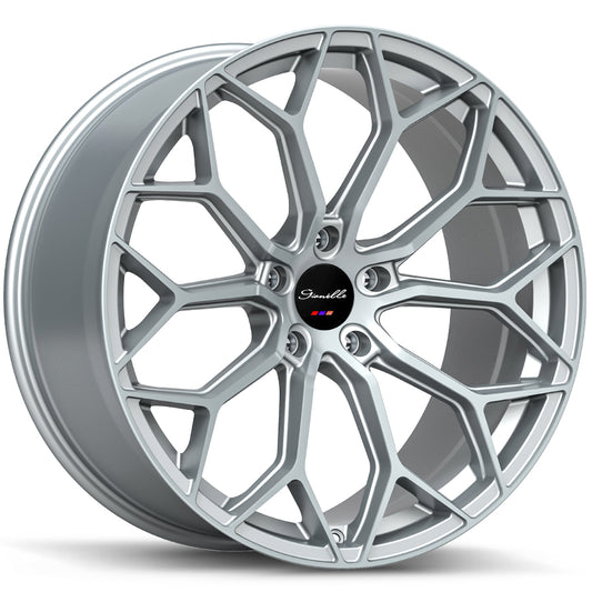 GIOVANNA WHEELS MONTE CARLO - Gloss Silver With Machined Face