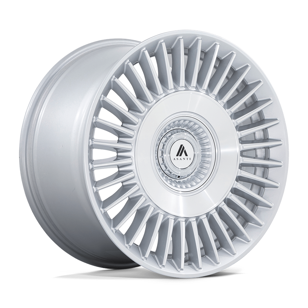 ASANTI WHEELS TIARA - Gloss Silver Bright Machined Face | Luxurious, Eye-Catching Wheels Designed for Maximum Shine and Outstanding Performance