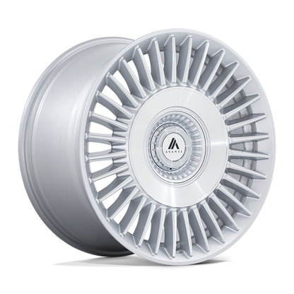 ASANTI WHEELS TIARA - Gloss Silver Bright Machined Face | Luxurious, Eye-Catching Wheels Designed for Maximum Shine and Outstanding Performance