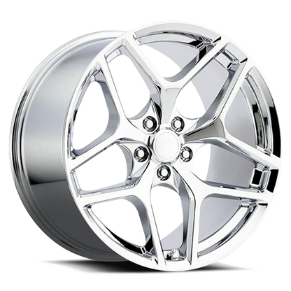 FR WHEELS 27F Z28 CAMARO FLOW FORM - Chrome