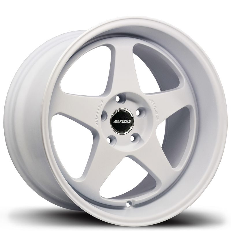 AVID1 WHEELS AV42 - Matte White | Lightweight Performance Alloy Rims with Sleek Multi-Spoke Design for Enhanced Style & Handling