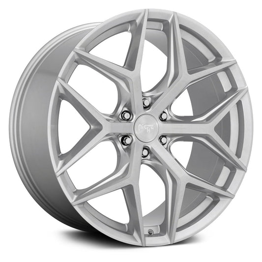 NICHE ROAD WHEELS - M233 Vice 6-Lug Gloss Silver Brushed