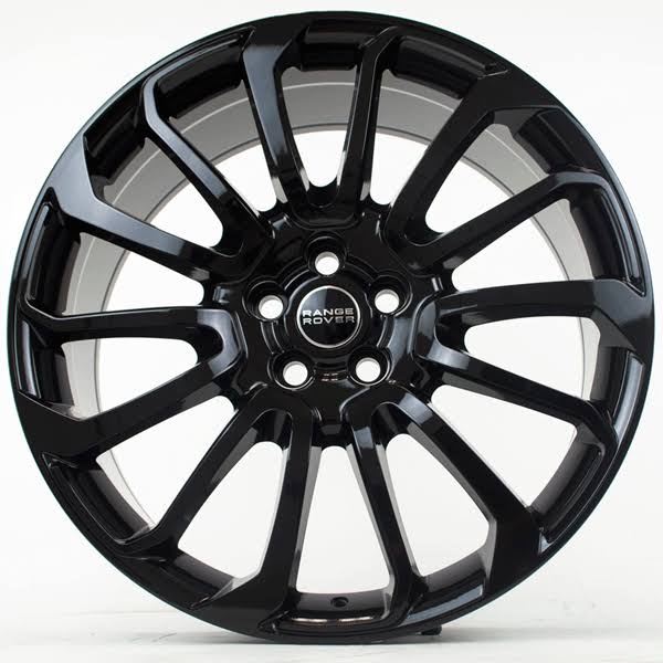 ELITE CUSTOM RIMS - RANGE ROVER AUTOBIOGRAPHY STYLE SPORT LR3 LR4 & HSE WHEELS GLOSS BLACK FACE