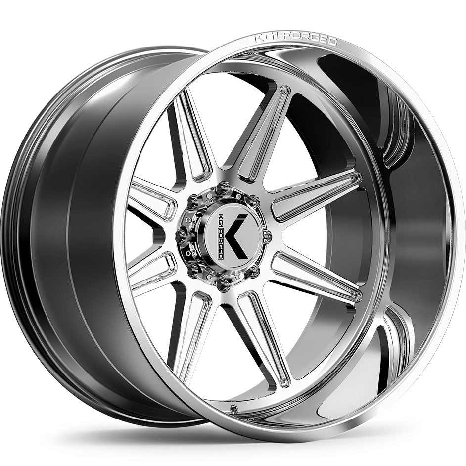 KG1 FORGED WHEELS Scuffle Polished Milled