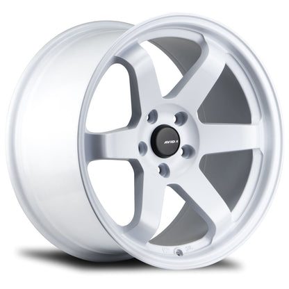 AVID1 WHEELS AV06 - White | Clean and modern design that enhances style while ensuring durability and high performance on the road.