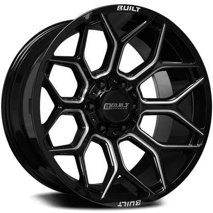 AXE Offroad BTO-4 Gloss Black Milled Wheels | Heavy-Duty Rims for Trucks & SUVs – Sleek Design & Off-Road Durability