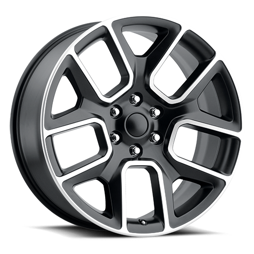 FR WHEELS 76  RAM TRUCK 1500 - Satin Black Machined Face