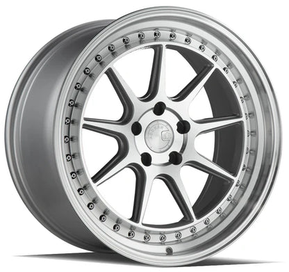 AODHAN WHEELS DSX - Silver Machine Face | Sleek, High-Performance Wheels Crafted for a Polished Look and Enhanced Durability