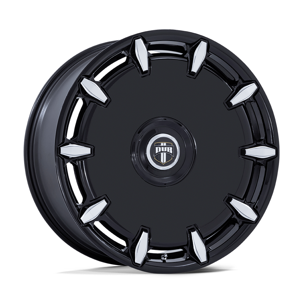 DUB WHEELS DC271 CHEEF GLOSS - BLACK MILLED