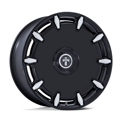 DUB WHEELS DC271 CHEEF GLOSS - BLACK MILLED