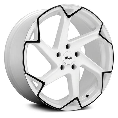 NICHE ROAD WHEELS - M257 Flash Gloss White