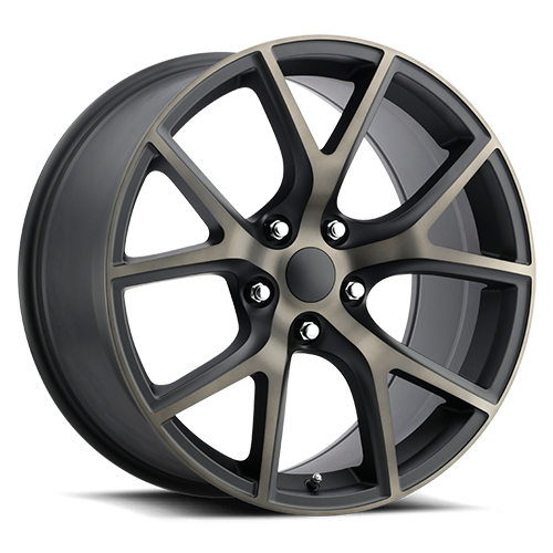 FR WHEELS 75 JEEP TRACKHAWK - SATIN BLACK MACHINED FACE BRONZE