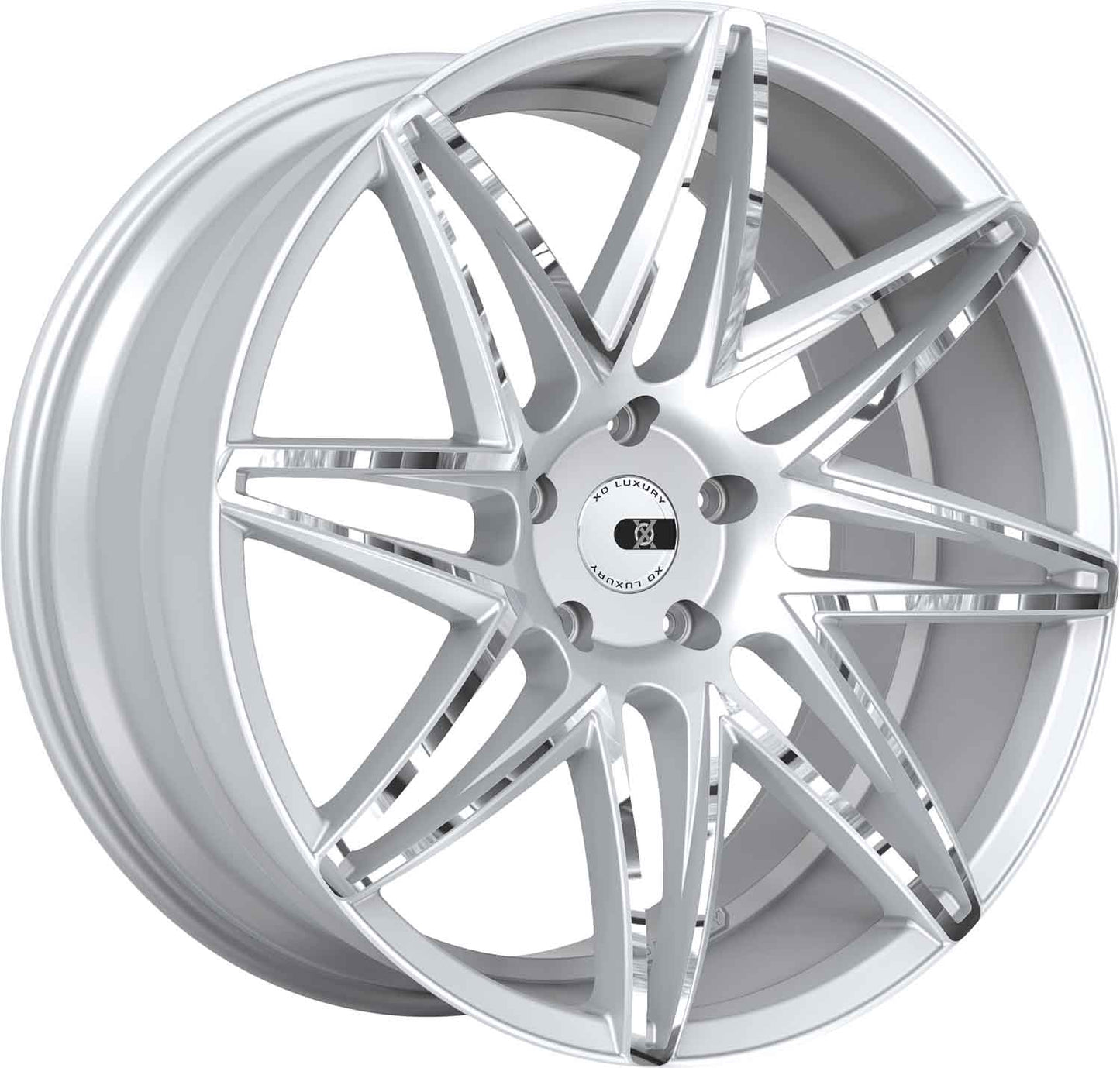 DUB WHEELS - XO Luxury Dubai Silver / Chrome Face