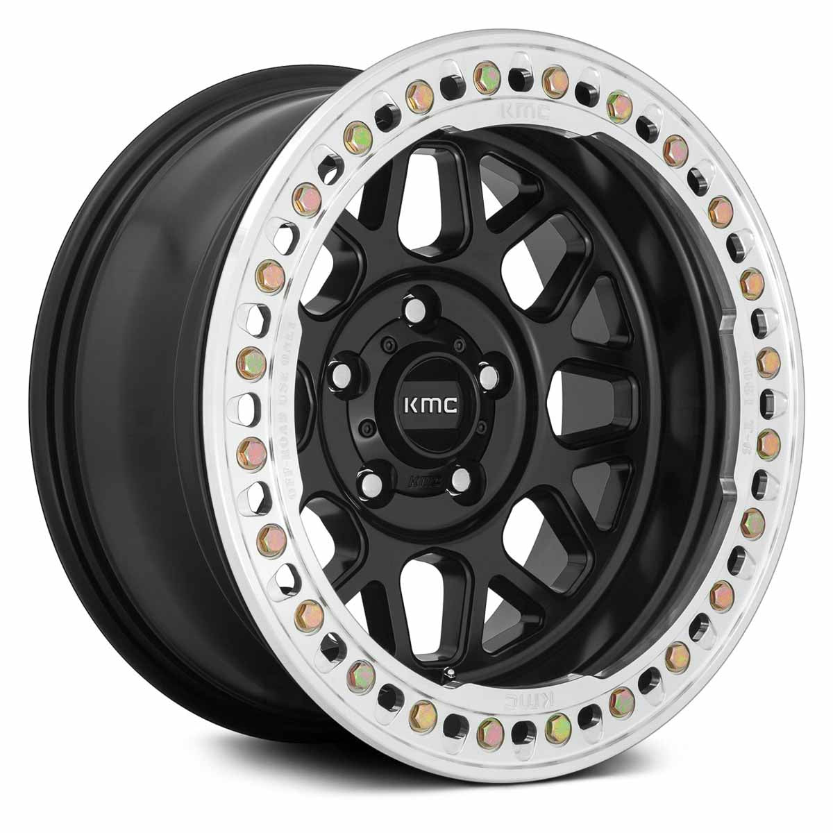 KMC WHEELS - KM235 Grenade Crawl Beadlock Satin Black