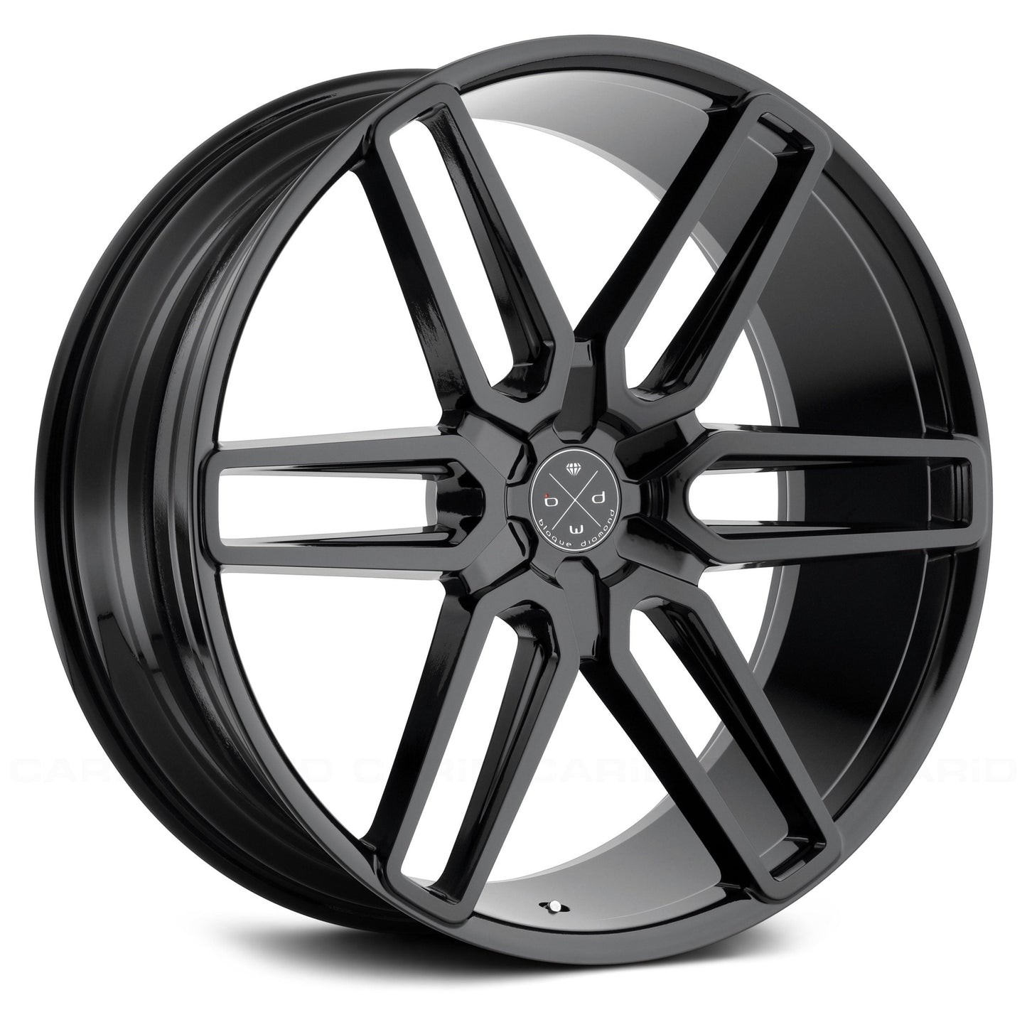 BLAQUE DIAMOND WHEELS - BD-17-6 Gloss Black